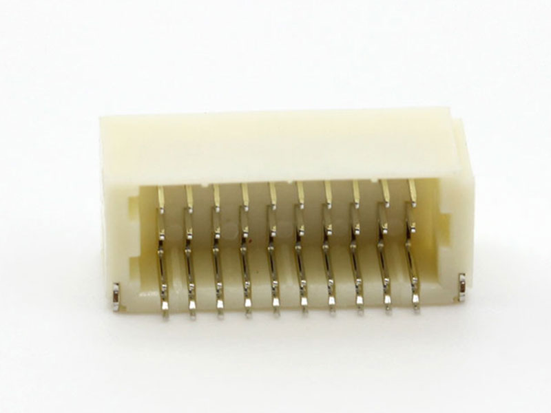 线对版连接器 pitch 1.00mm, SMT 90D, 双排, circuits : 20, 30, 40, 50 pins