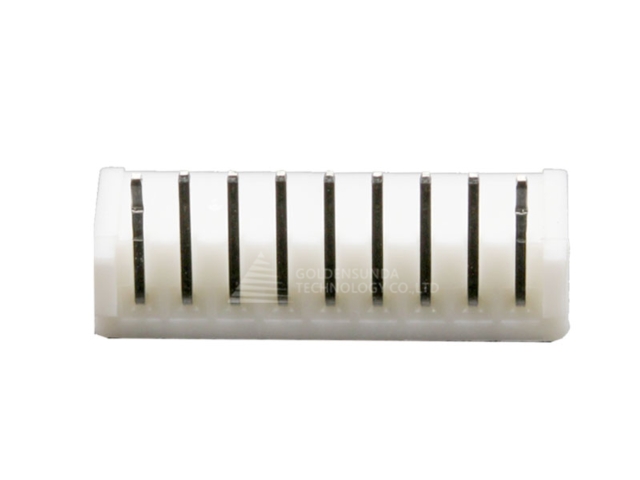 Wafer, pitch 2.00mm, DIP right angle type, single row, circuits : 02 - 16 pins Wafer, pitch 2.00mm, DIP right angle type, single row, circuits : 02 - 16 pins