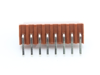 Wafer, pitch 2.54mm, DIP right angle type, single row, circuits : 02 - 20 pins
