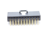Wafer, pitch 2.54mm, DIP right angle type, single row, circuits : 02 - 18 pins