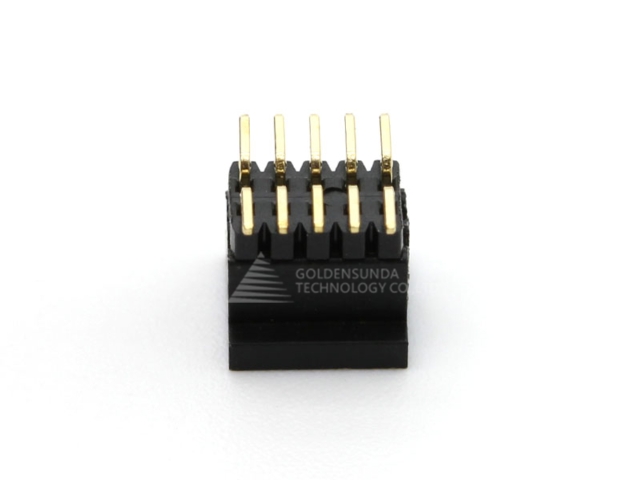 Pin Header, pitch 1.00mm, H=1.00mm, W=4.83mm, SMT straight type, dual row, circuits : 04 - 20 pins Pin Header, pitch 1.00mm, H=1.00mm, W=4.83mm, SMT straight type, dual row, circuits : 04 - 20 pins