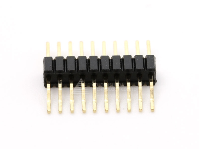 排针, pitch 1.27mm, H=2.50mm, SMT 90, 单排, PIN数 : 02 - 50 pins 排针, pitch 1.27mm, H=2.50mm, SMT 90, 单排, PIN数 : 02 - 50 pins