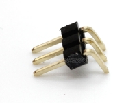 Pin Header, pitch 2.00mm, H=2.00mm, DIP right angle type, single row, circuits : 02 - 40 pins