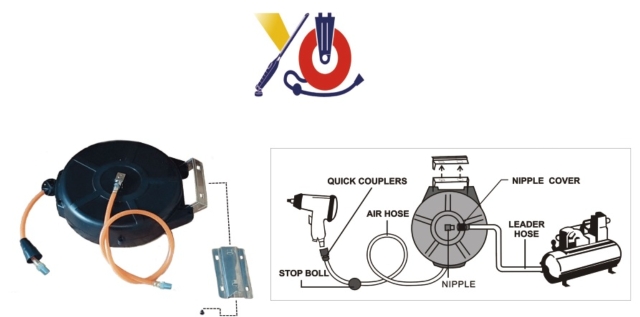 HR-650系列自動收納風管輪座 HR-650系列自動收納風管輪座