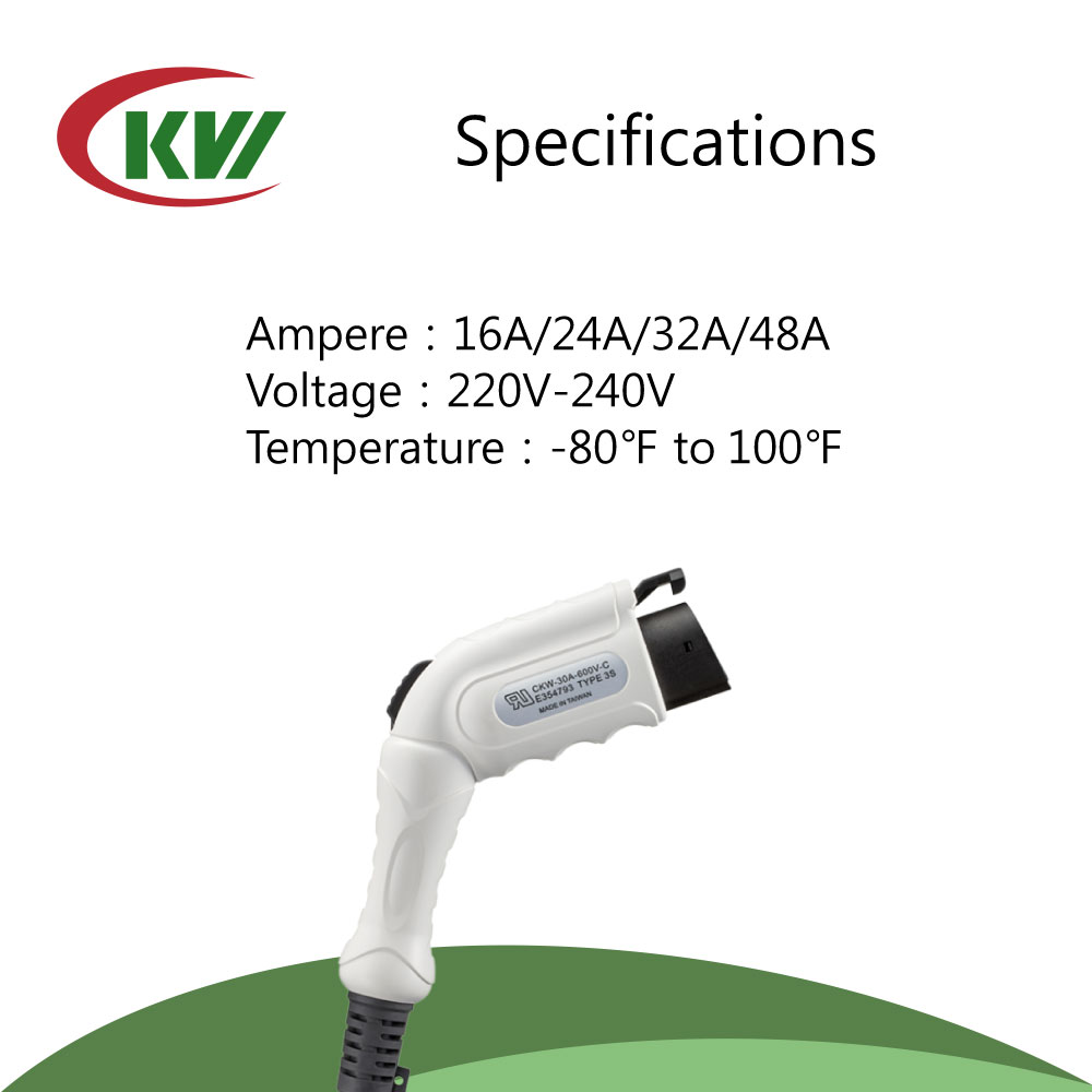 AC Charging Connectors for Electric Vehicles(One Connector) AC Charging Connectors for Electric Vehicles(One Connector)