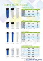 Double O-Ring Filter Housings