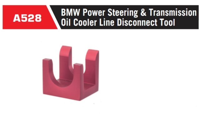 A528 BMW Power Steering & Transmission Oil Cooler Line Disconnect Tool A528 BMW Power Steering & Transmission Oil Cooler Line Disconnect Tool