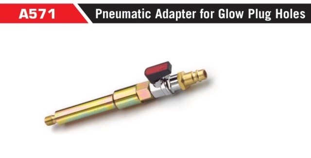 A571 Pneumatic Adapter for Glow Plug Holes