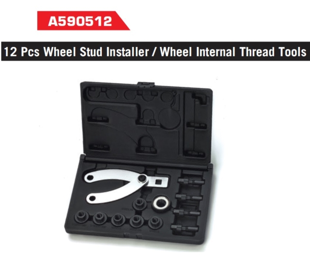 A590512 12Pcs Wheel Stud Installer / Wheel Internal Thread Tools