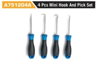 A751204A 4Pcs Mini Hook And Pick Set