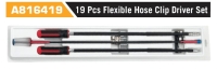 A816419 19 Pcs Flexible Hose Clip Driver Set
