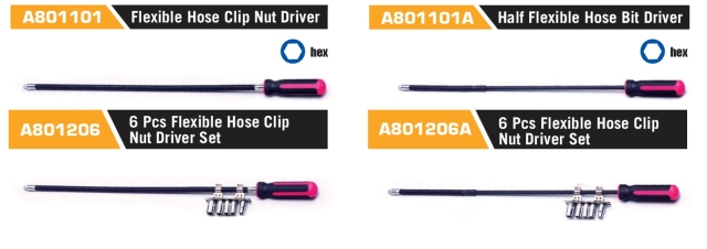 A801101 Flexible Hose Clip Nut Driver