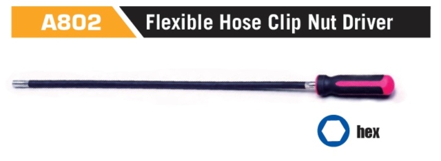 A802 Flexible Hose Clip Nut Driver