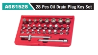 A681528 28 Pcs Oil Drain Plug Key Set