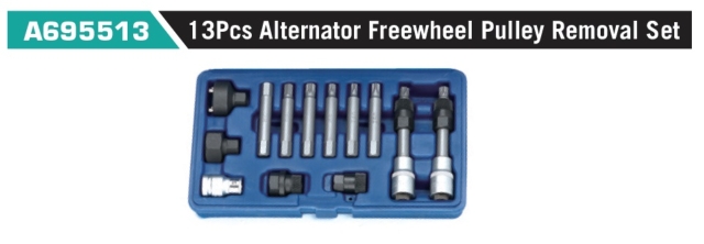 A695513 13Pcs Alternator Freewheel Pulley Removal Set