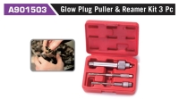A901503 Glow Plug Puller & Reamer Kit 3 Pc