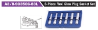 A3/8-903506-83L 6-Piece Flexi Glow Plug Socket Set