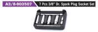 A3/8-903507 7 Pcs 3/8” Dr. Spark Plug Socket Set