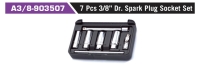 A3/8-903507 7 Pcs 3/8” Dr. Spark Plug Socket Set A3/8-903507 7 Pcs 3/8” Dr. Spark Plug Socket Set