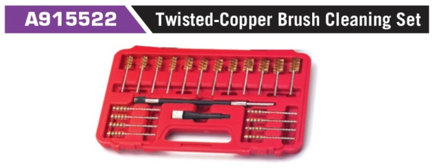 A915522 Twisted-Copper Brush Cleaning Set