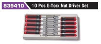 839410 10 Pcs E-Torx Nut Driver Set