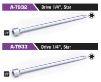 A-T932/A-T933 Drive 1/4”, Star