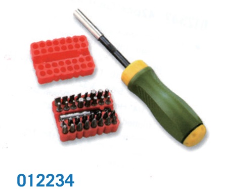 012234 34 pcs Gearless Screwdriver Set 012234 34 pcs Gearless Screwdriver Set
