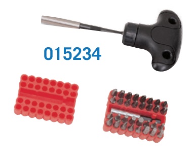 015234 34 pcs T-Handle Gearless Screwdriver set 015234 34 pcs T-Handle Gearless Screwdriver set