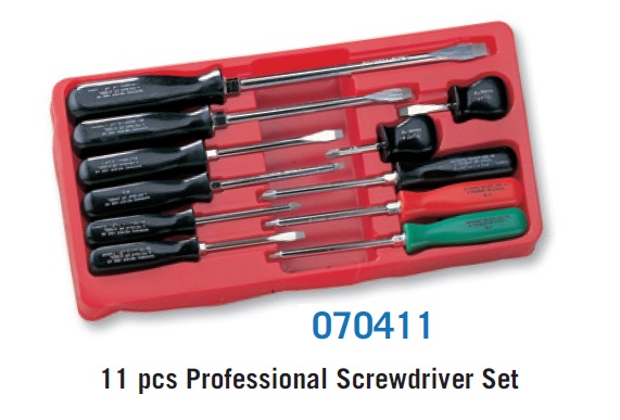 070411 11 pcs Professional Screwdriver Set