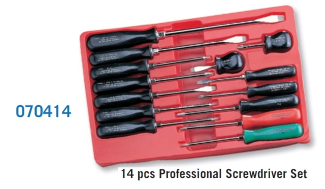 070414 14 pcs Professional Screwdriver Set 070414 14 pcs Professional Screwdriver Set