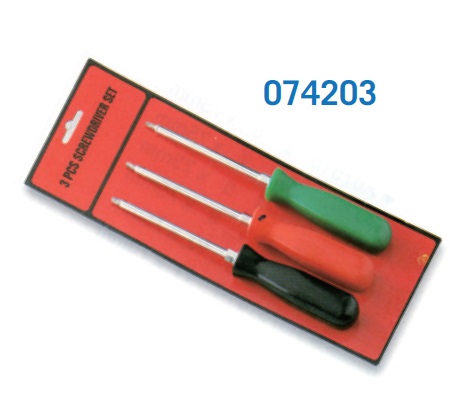 074203 3 pcs Robertson Screwdriver Set 074203 3 pcs Robertson Screwdriver Set