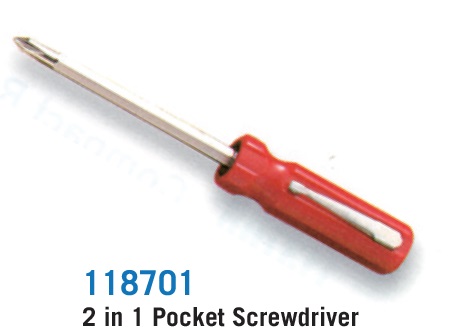 118701 2 in 1 Pocket Screwdriver