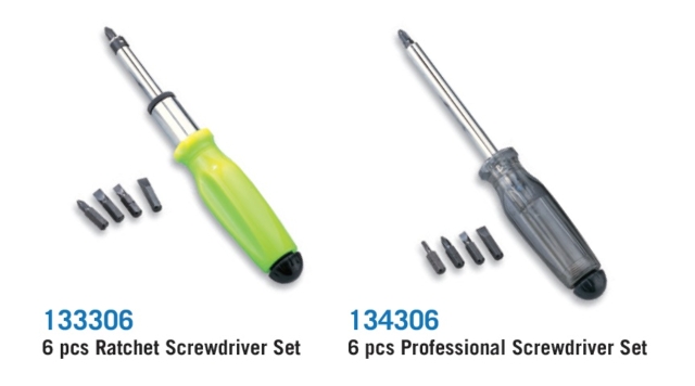 133306/134306 6 pcs Professional Screwdriver Set 133306/134306 6 pcs Professional Screwdriver Set