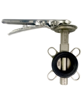 HJV-32 Stainless steel butterfly valve(Wafer type/Lever)