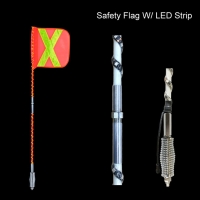 Safety Flag W/ LED Strip