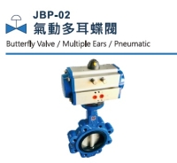 JBP-02 气动多耳蝶阀