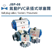 JBP-08 Ball Plug Valve, Pneumatic Ball Plug Valve with Scoket