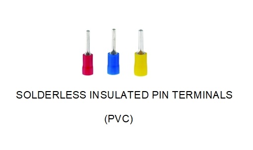 Solderless Insulated Pin Terminals (PVC) Solderless Insulated Pin Terminals (PVC)