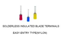 Solderless Insulated Blade Terminals, Easy-entry Type (NYLON)