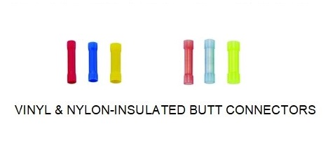 VINYL & NYLON- Insulated Butt Connectors VINYL & NYLON- Insulated Butt Connectors