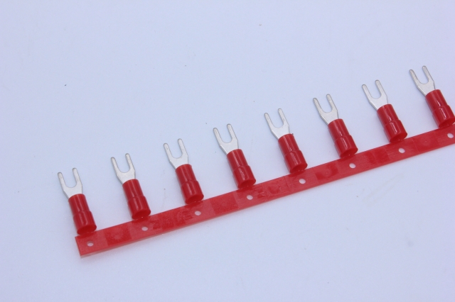 Fork-type insulated connecting terminal