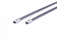 Stainless steel plastic covered cable ties