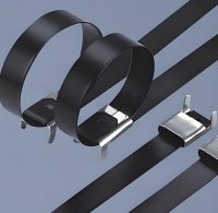 Stainless steel coated cable ties