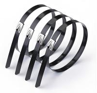 Stainless steel coated cable ties