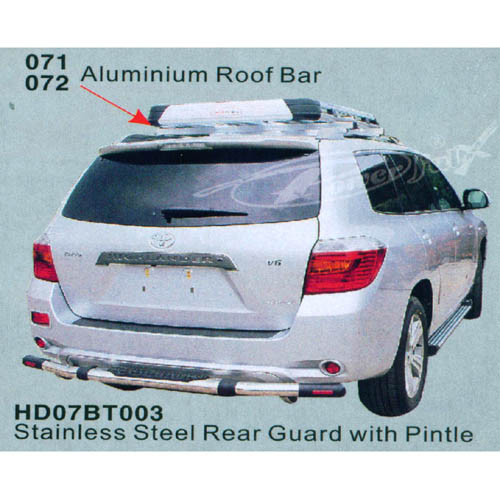 Stainless Steel Rear Guard with Pintle