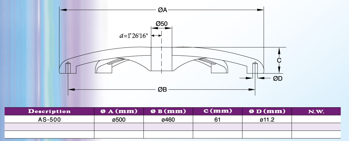 Aluminum Chair Bases-5 Legs