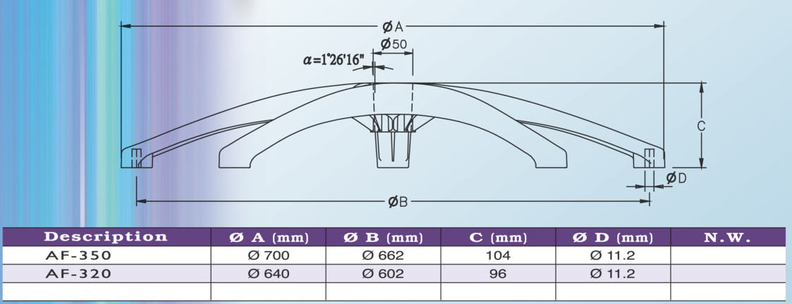 Aluminum Chair Bases-5 Legs