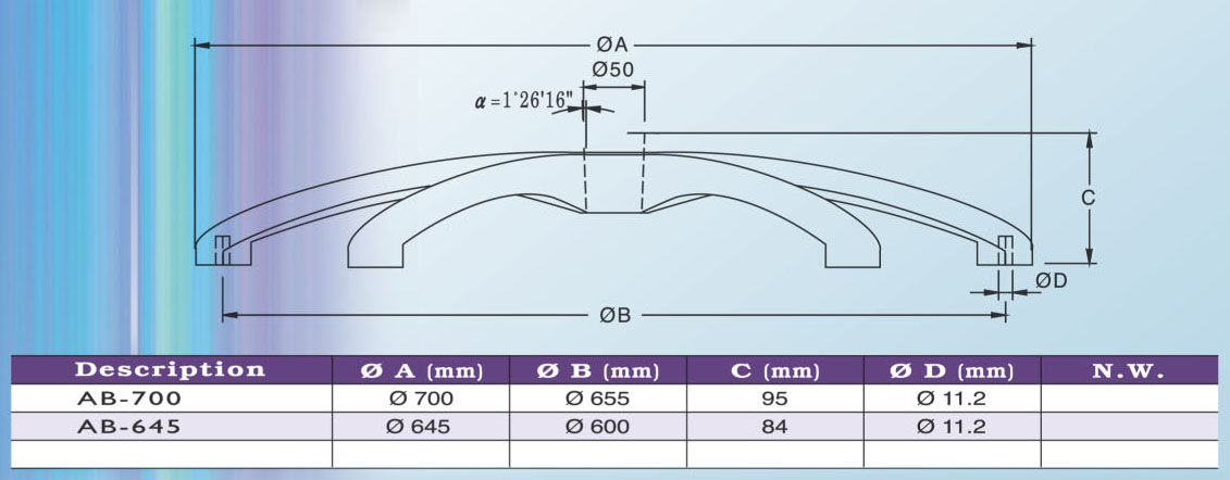 Aluminum Chair Bases-5 Legs