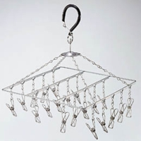 不銹鋼方形衣架-20pcs 不銹鋼方形衣架-20pcs