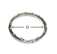 Pattern Type Key Ring / Ripple Key Ring